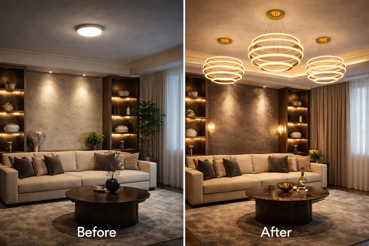 affinity links hub chandeliers