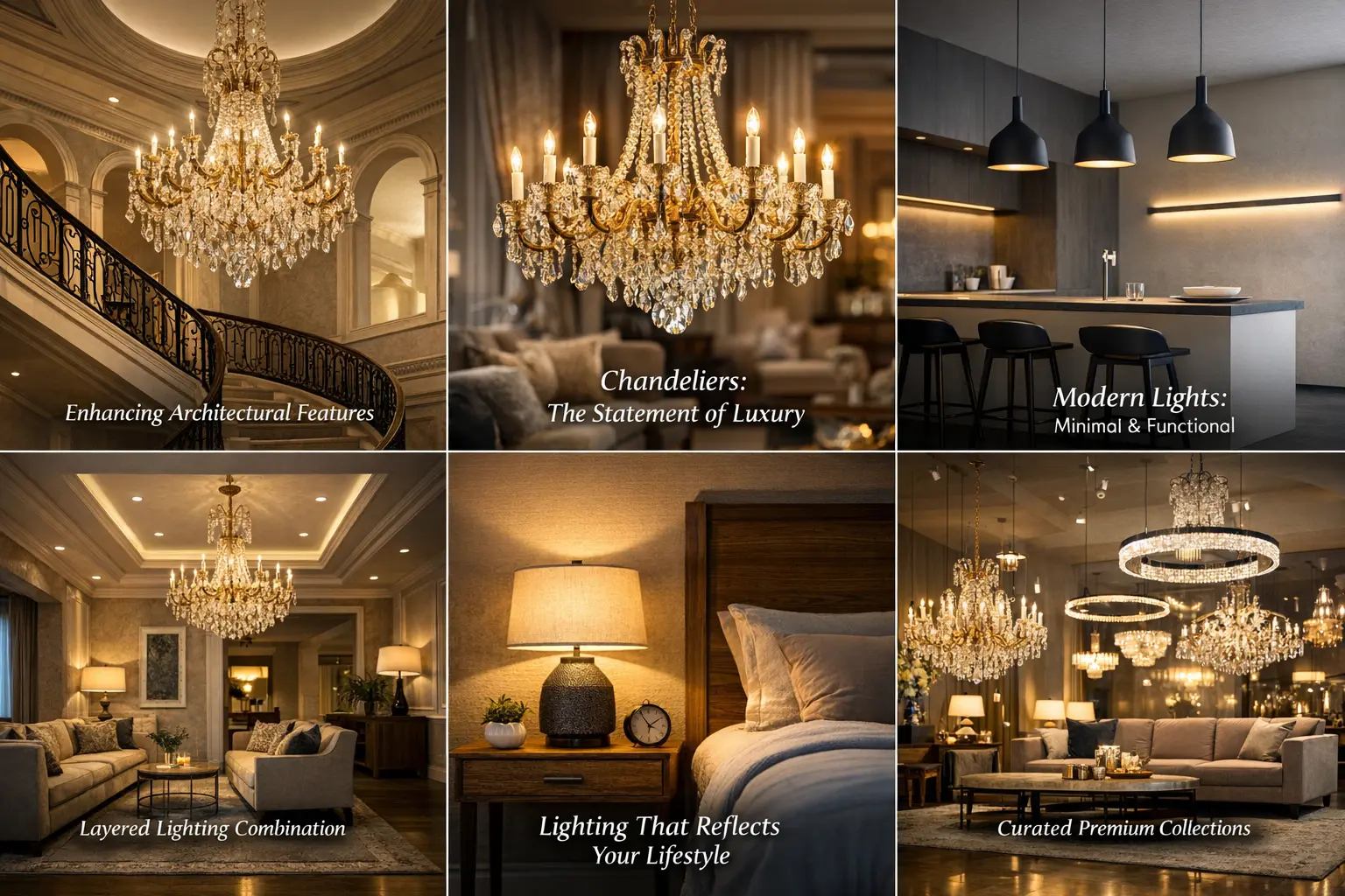 Affinity links hub chandelier 