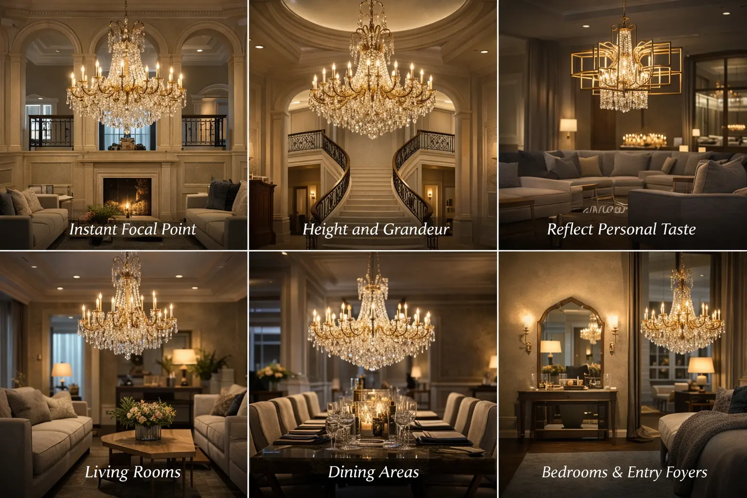 affinity links hub chandeliers