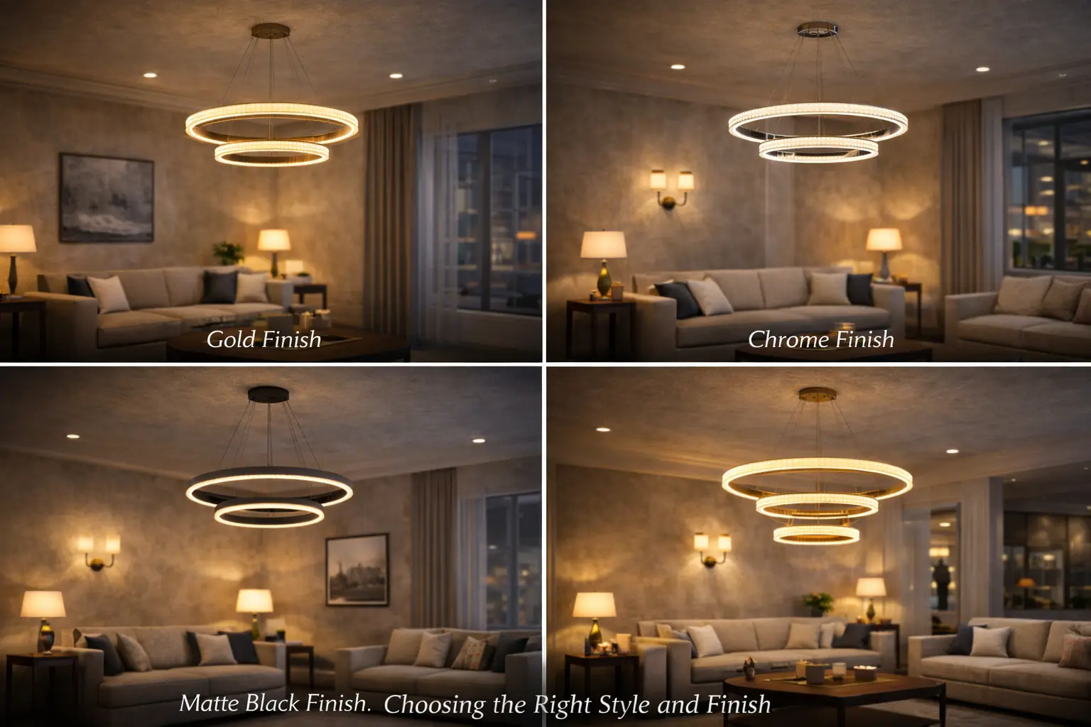 affinity links hub chandeliers
